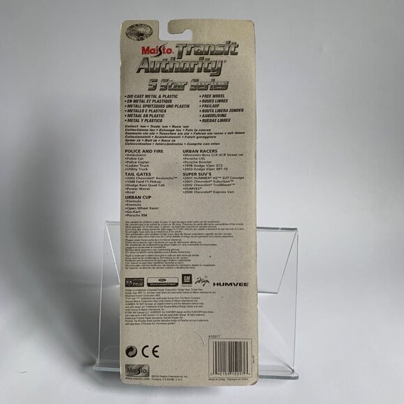 Maisto Transit Authority 5 Star Series Die Cast Cars New NOS 2005 - Picture 5 of 5